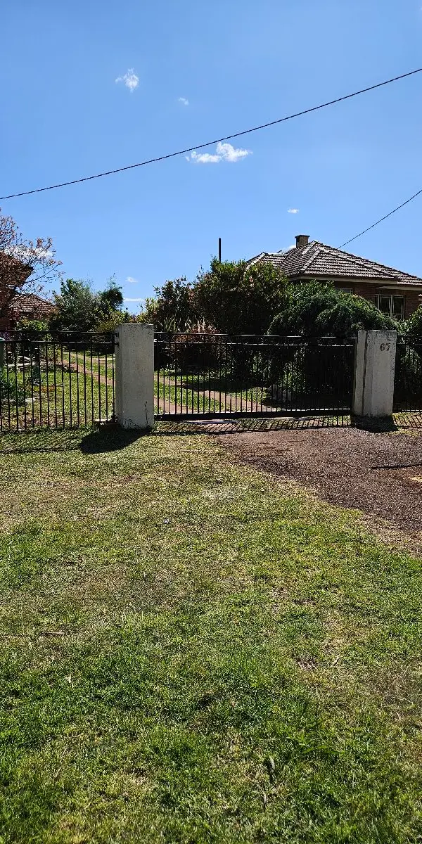 after Black Powder-coated Aluminium Sliding Gate – Slide Gate + Motor, Rangeville