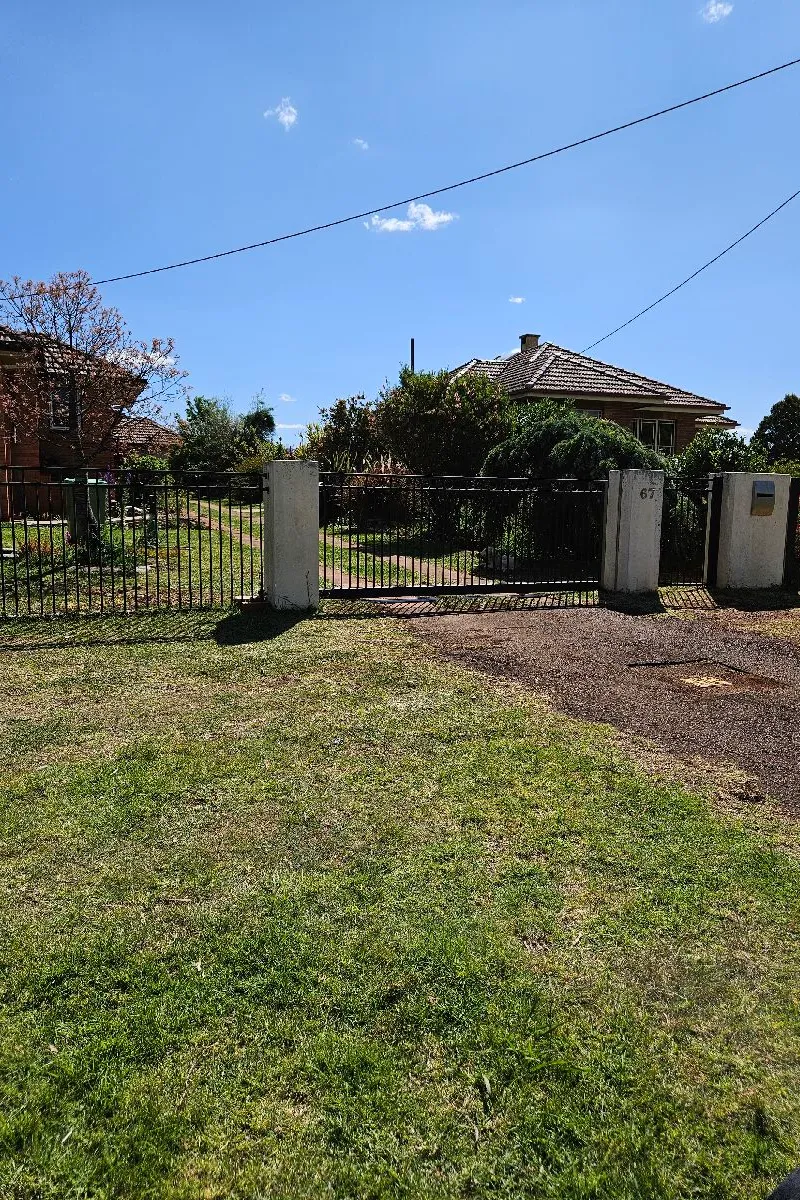 after Black Powder-coated Aluminium Sliding Gate – Slide Gate + Motor, Rangeville