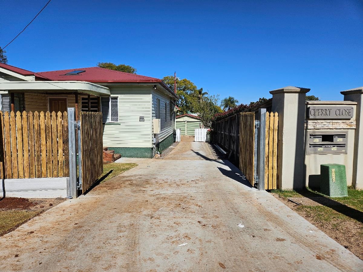 after Wood-look Timber + Galvanised Frame Swing Gate – Steel gate frames, Mount Lofty