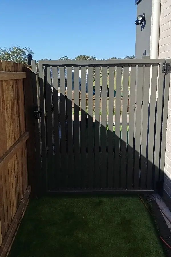 after Black Powder-coated Steel Swing Gate – Gate (2x personal swing), Kearneys Spring