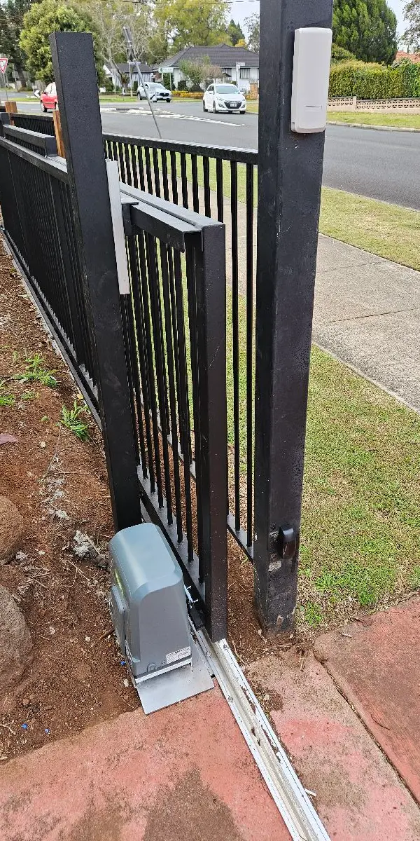 after Black Aluminium Sliding Gate – Gates + Motors (Aluminium Slide Pair), Rangeville