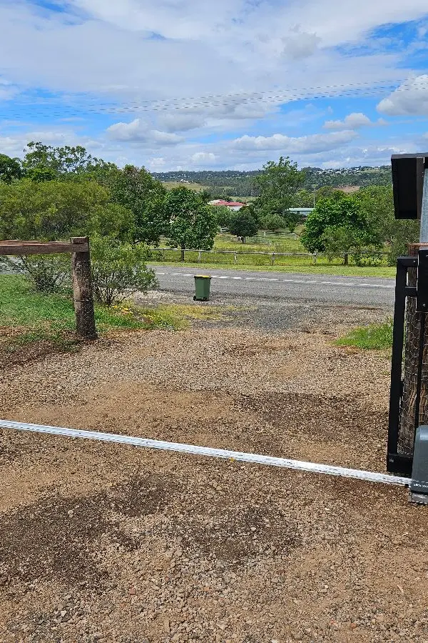 after Black Powder-coated Aluminium Sliding Gate – Swing Gate + Motor, Gowrie Junction