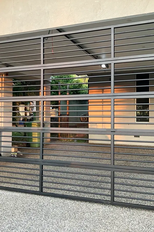 after Night Sky Powder-coated Aluminium Custom Door – Bar Grille, Rangeville