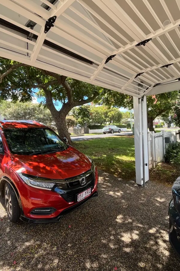 after White Powder-coated Aluminium Custom Door – Bar Grille, East Toowoomba