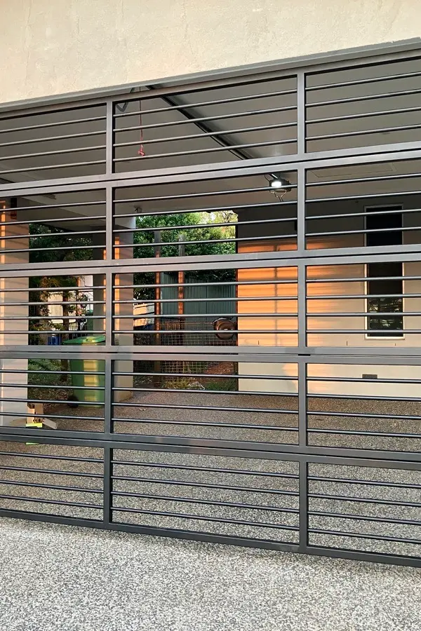 after Night Sky Powder-coated Aluminium Custom Door – Bar Grille, Rangeville