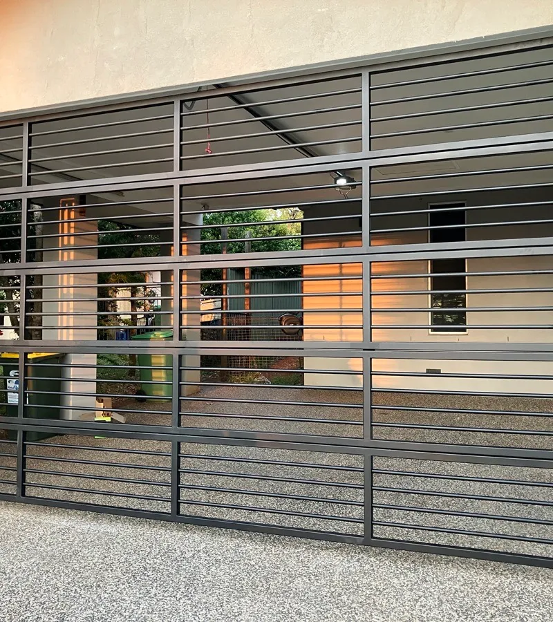 after Night Sky Powder-coated Aluminium Custom Door – Bar Grille, Rangeville