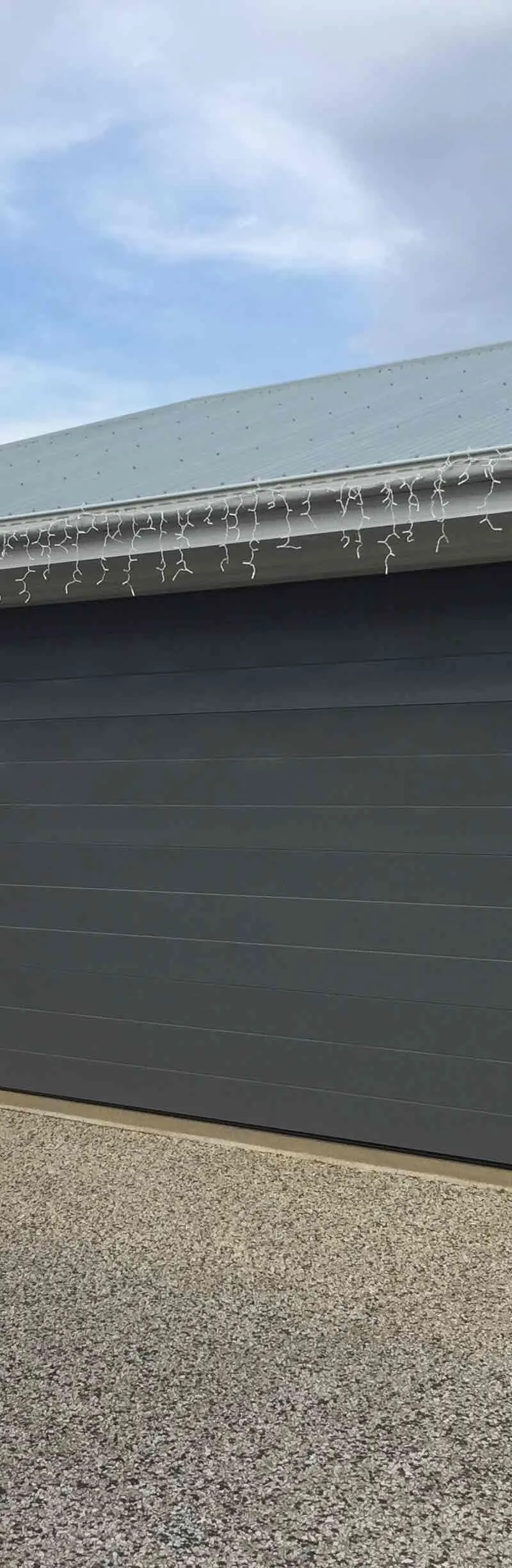after Basalt Colorbond Steel Sectional Door – 2 x PD, Highfields