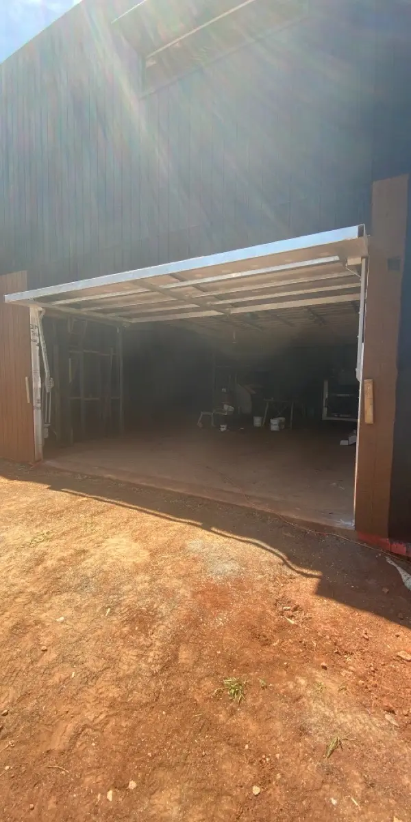 after Black Custom Cladding Tilt Door – Tilt Door, Toowoomba