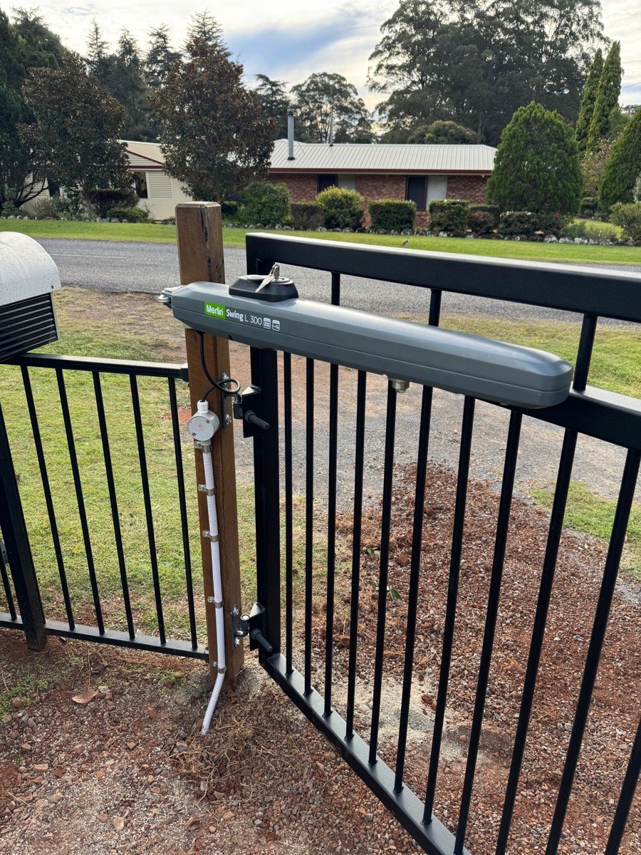 after Black Powder-coated Steel Swing Gate – Gate 2 of 2, Highfields