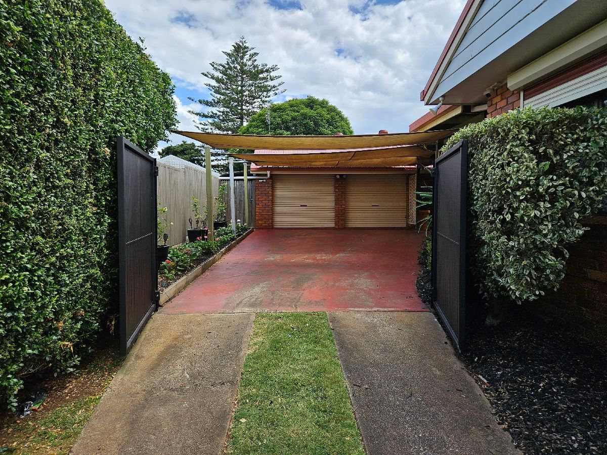after Black Powder-coated Steel Swing Gate – Double Swing Gates, Newtown