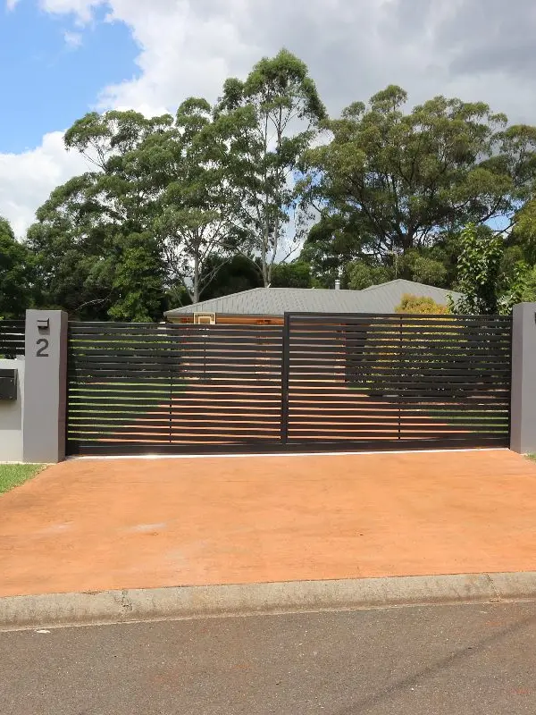 after Black Aluminium Sliding Gate – Slide Gate, Highfields