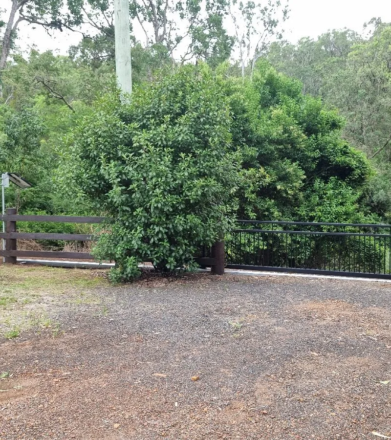after Black Powder-coated Aluminium Sliding Gate – Gate + Motor, Upper Flagstone