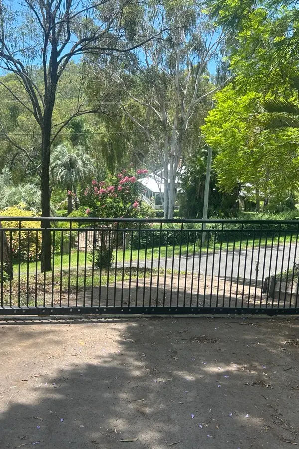 after Black Powder-coated Aluminium Sliding Gate – Supply & Install Gate, Ballard