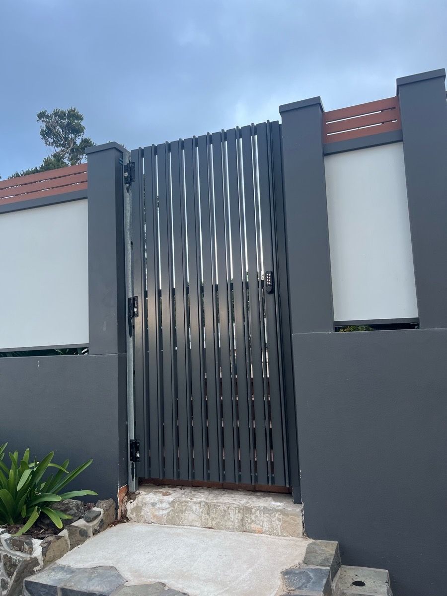 after Monument Powder-coated Steel Swing Gate – Pool Gates x 2, East Toowoomba