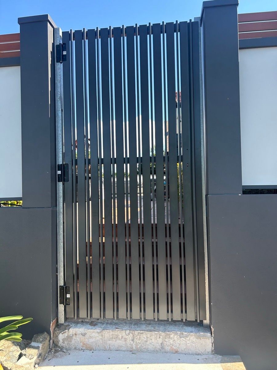 after Monument Powder-coated Steel Swing Gate – Pool Gates x 2, East Toowoomba