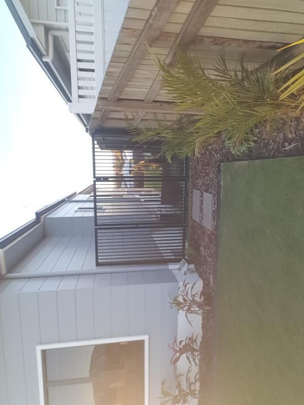 after Black Powder-coated Aluminium Swing Gate – FAB GATES, Kleinton