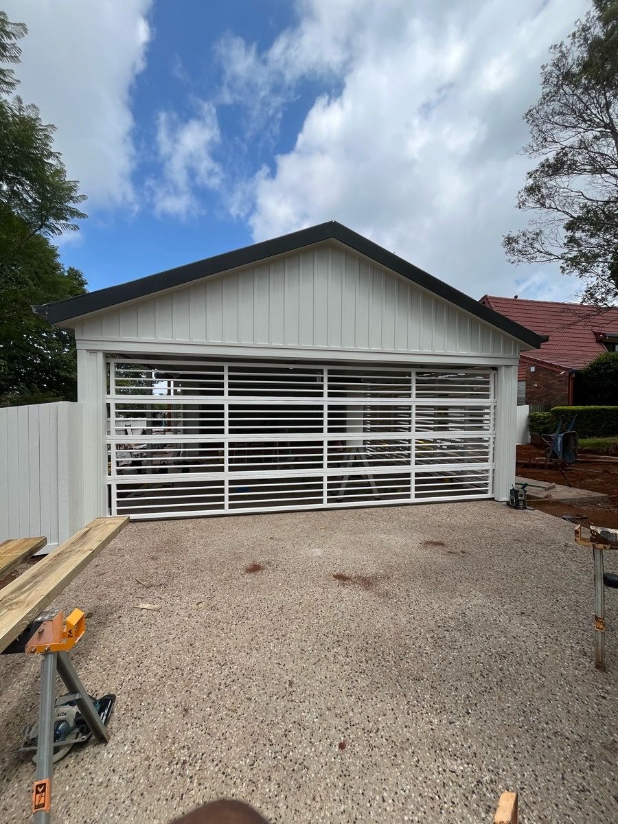 after Pro Texture White Powder-coated Steel Custom Door – Bar Grille, Rangeville