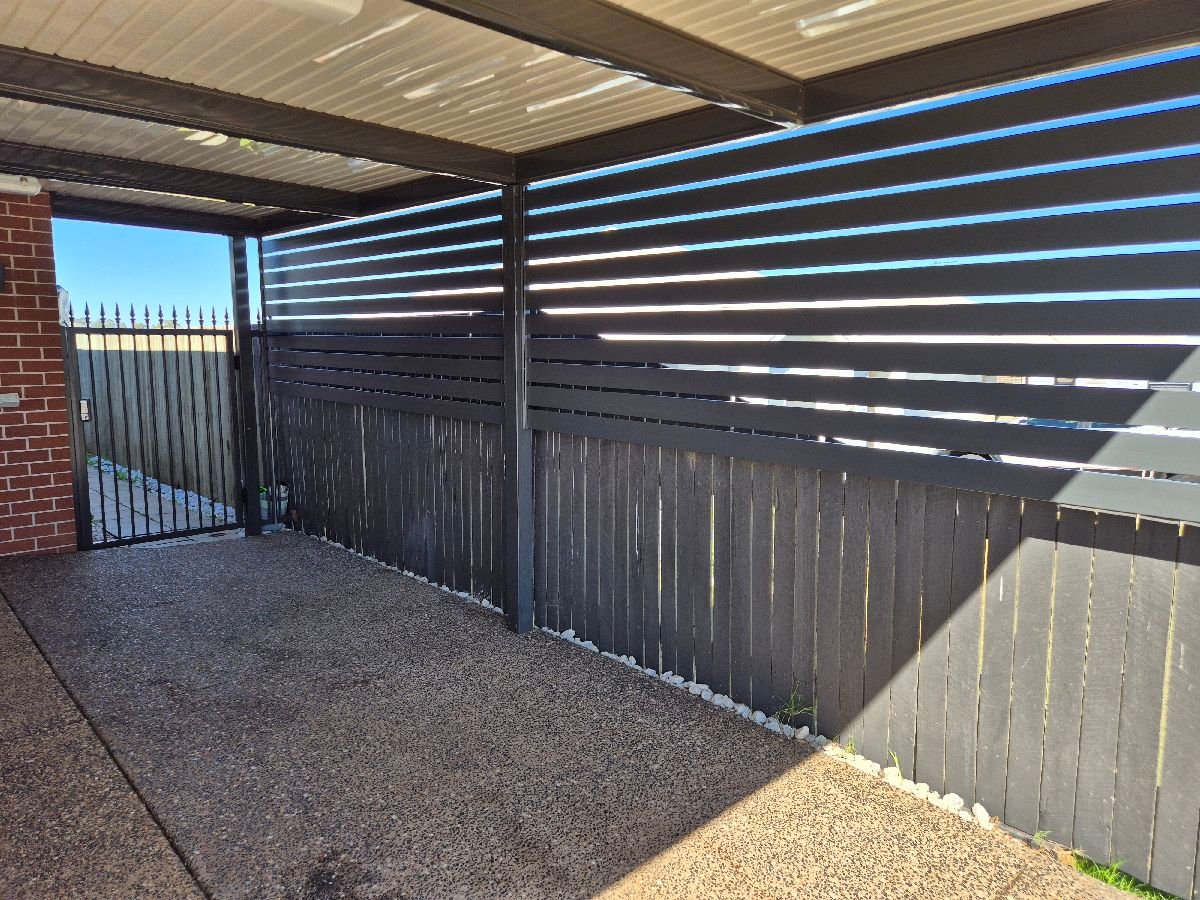 after Monument Powder-coated Steel Custom Door – Screening, Highfields