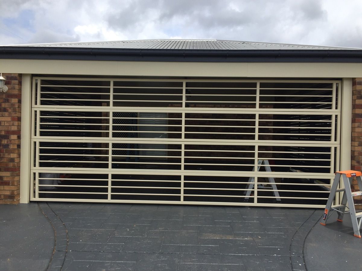 after Cream Powder-coated Aluminium Custom Door – Bar Gille, Kearneys Spring