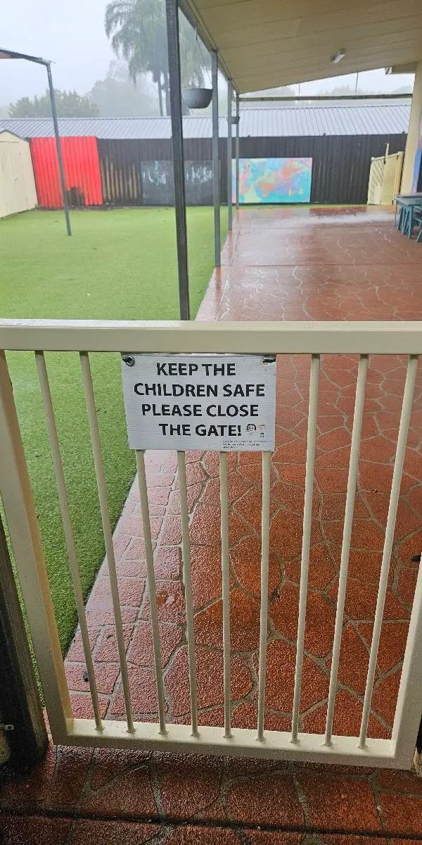 after Cream Powder-coated Steel Swing Gate – Manual Gate, South Toowoomba