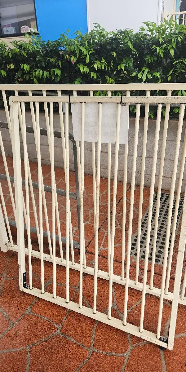 after Cream Powder-coated Steel Swing Gate – Manual Gate, South Toowoomba