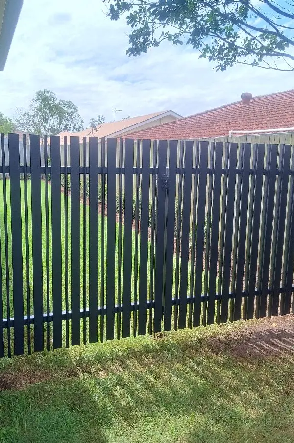 after Pro Texture Black Powder-coated Aluminium Swing Gate – Manual Gate & PA Gate, Middle Ridge