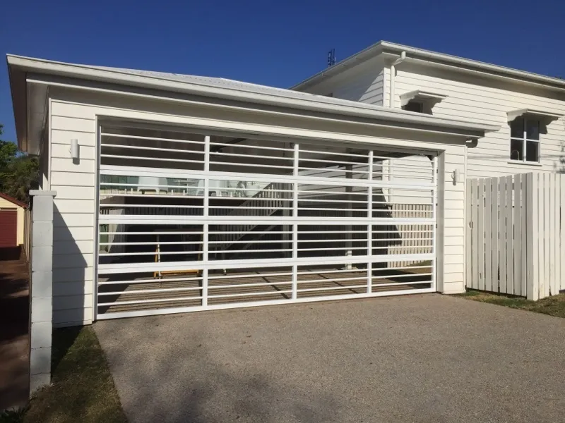 after Dover White Powder-coated Steel Custom Door – Bar Grille, South Toowoomba