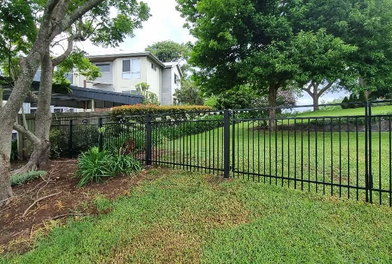 after Black Powder-coated Aluminium Sliding Gate – FAb Gates, Mount Lofty