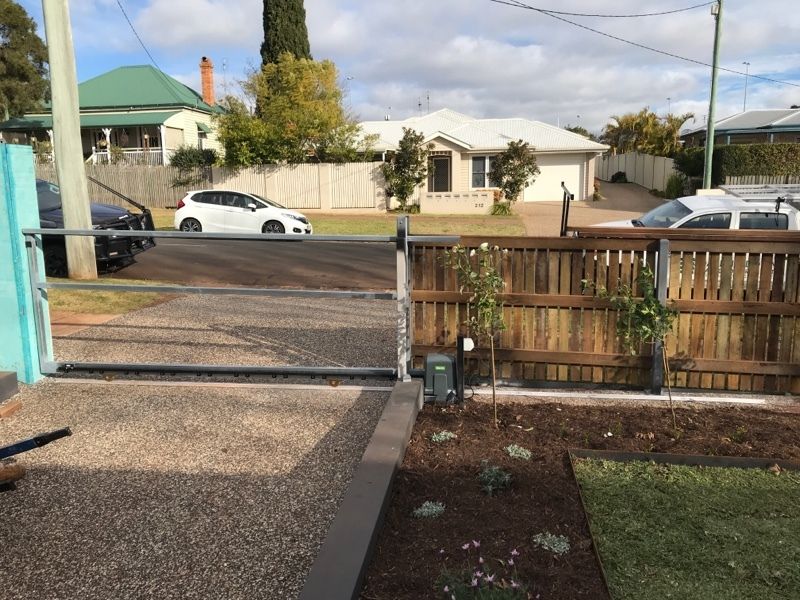 after Galvanised Pipe-Galvanised Sliding Gate – Service Job - Sliding Gate Frame Only, South Toowoomba