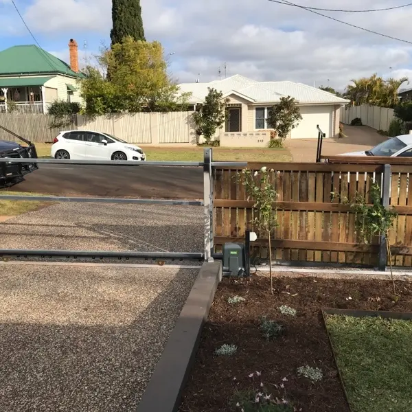 after Galvanised Pipe-Galvanised Sliding Gate – Service Job - Sliding Gate Frame Only, South Toowoomba