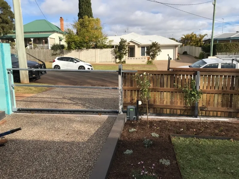 after Galvanised Pipe-Galvanised Sliding Gate – Service Job - Sliding Gate Frame Only, South Toowoomba