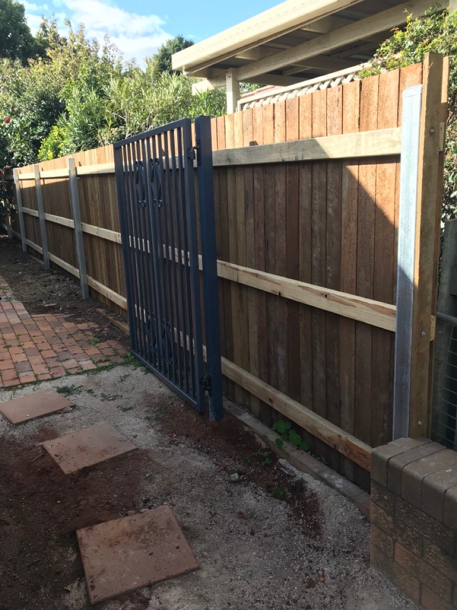 after Ironstone Powder-coated Aluminium Swing Gate – Swing Gate, Rangeville