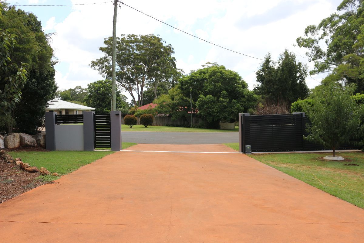 after Black Aluminium Sliding Gate – Slide Gate, Highfields