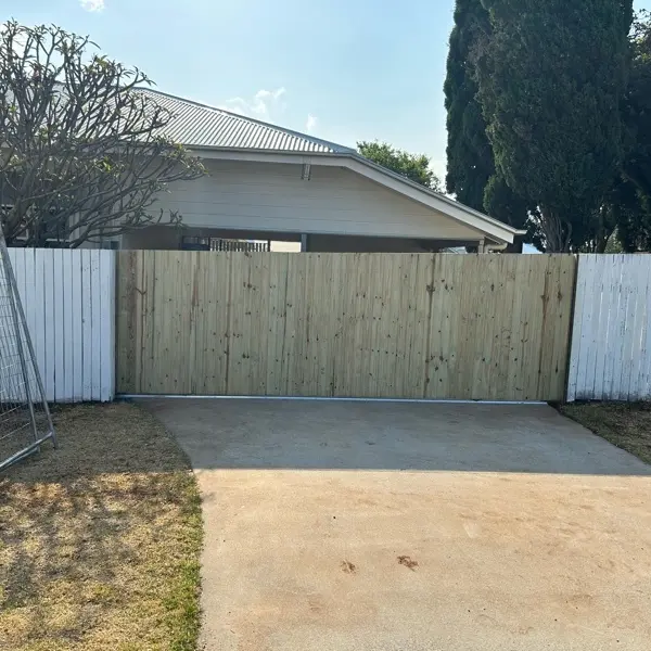 after Galvanised Timber Sliding Gate – Gate, East Toowoomba