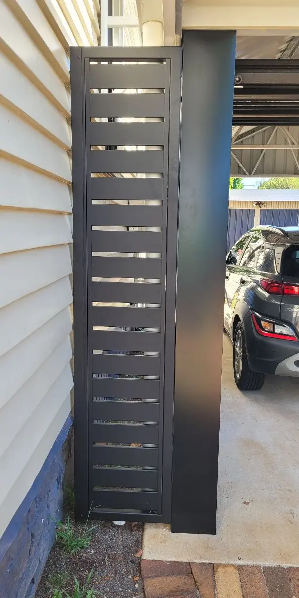after Black Pro-Texture Black Swing Gate – Bar Grille + Motor, Newtown