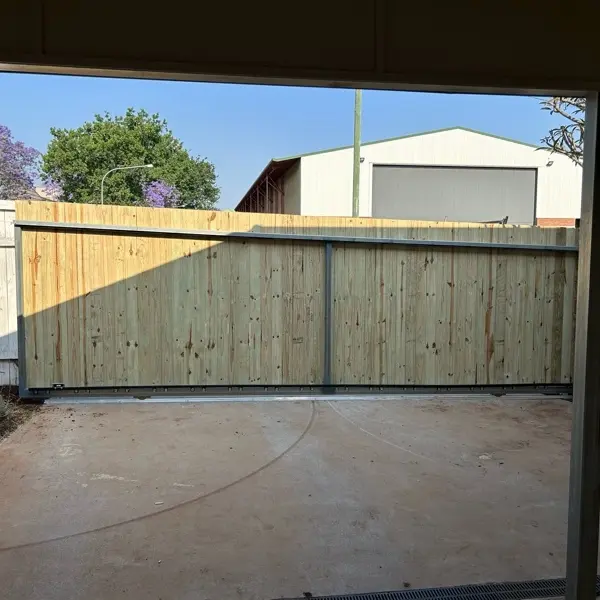 after Galvanised Timber Sliding Gate – Gate, East Toowoomba