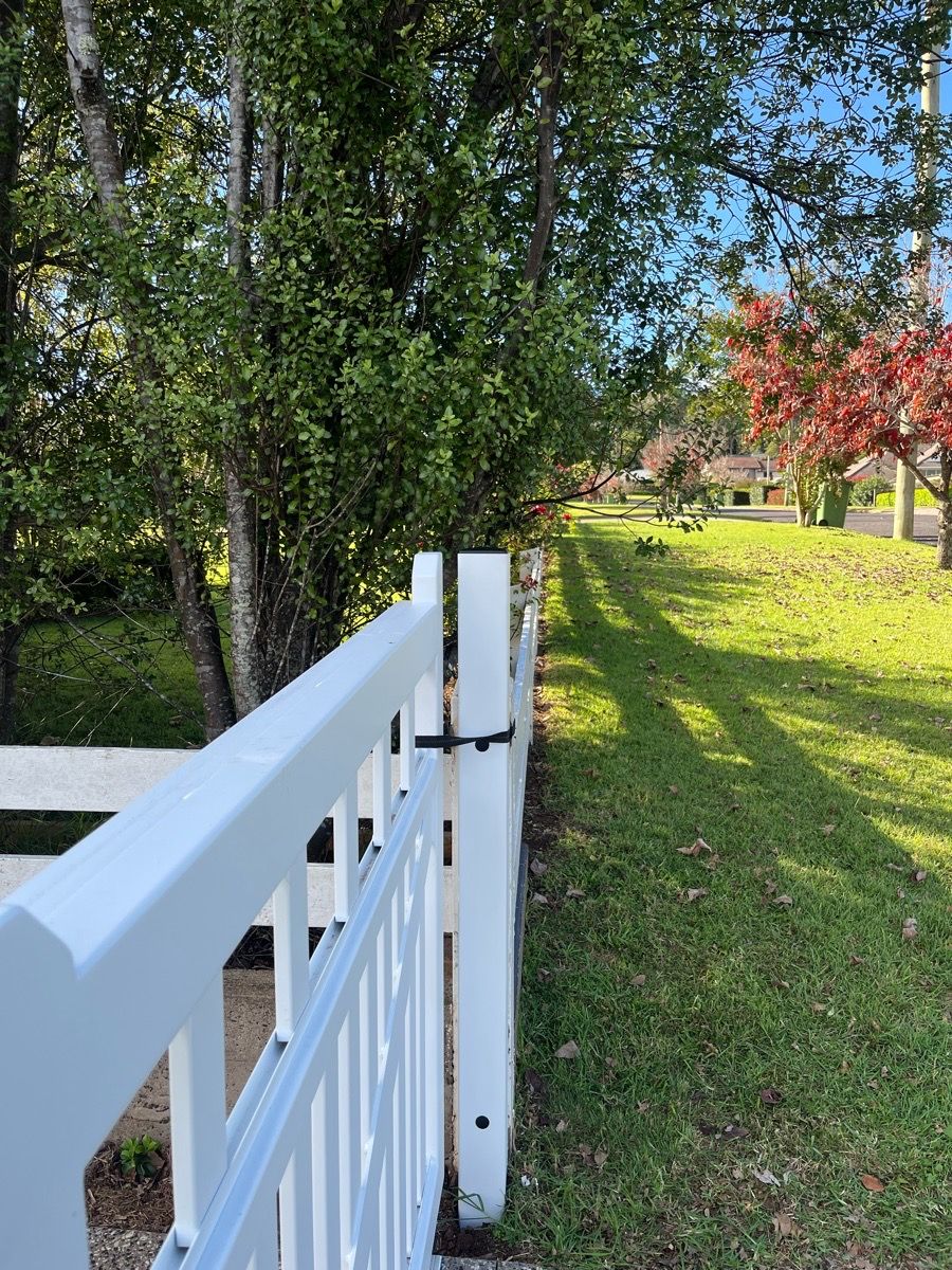 after White Powder-coated Aluminium Sliding Gate – Slide Gate + PA, Mount Lofty
