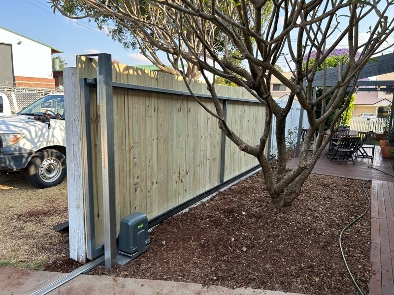 after Galvanised Timber Sliding Gate – Gate, East Toowoomba