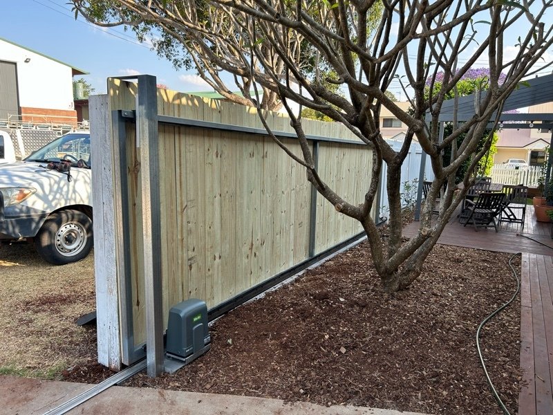 after Galvanised Timber Sliding Gate – Gate, East Toowoomba