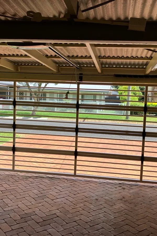 after Cream Powder-coated Steel Custom Door – Bar Grille, Harristown
