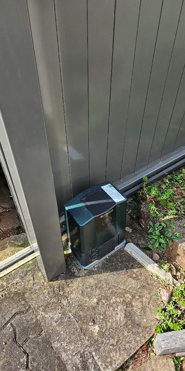 after Woodland Grey Powder-coated Aluminium Sliding Gate – Replace Sliding Gate, Centenary Heights