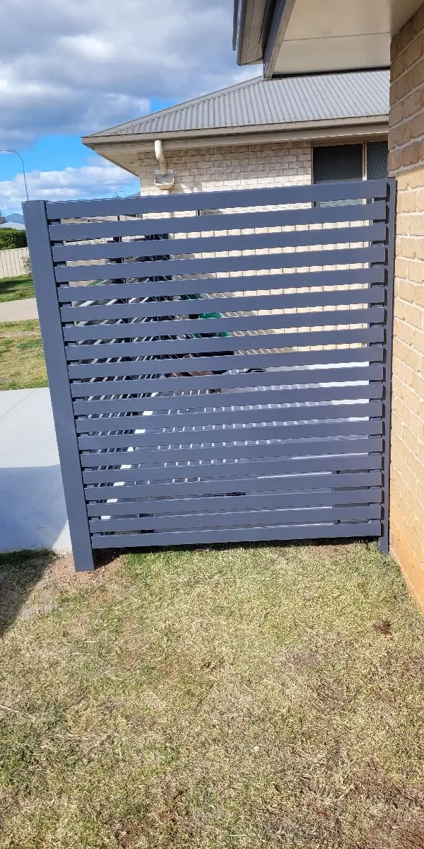 after Ironstone Powder-coated Steel Swing Gate – Swing Gates + Motor + PA Gate, Wyreema