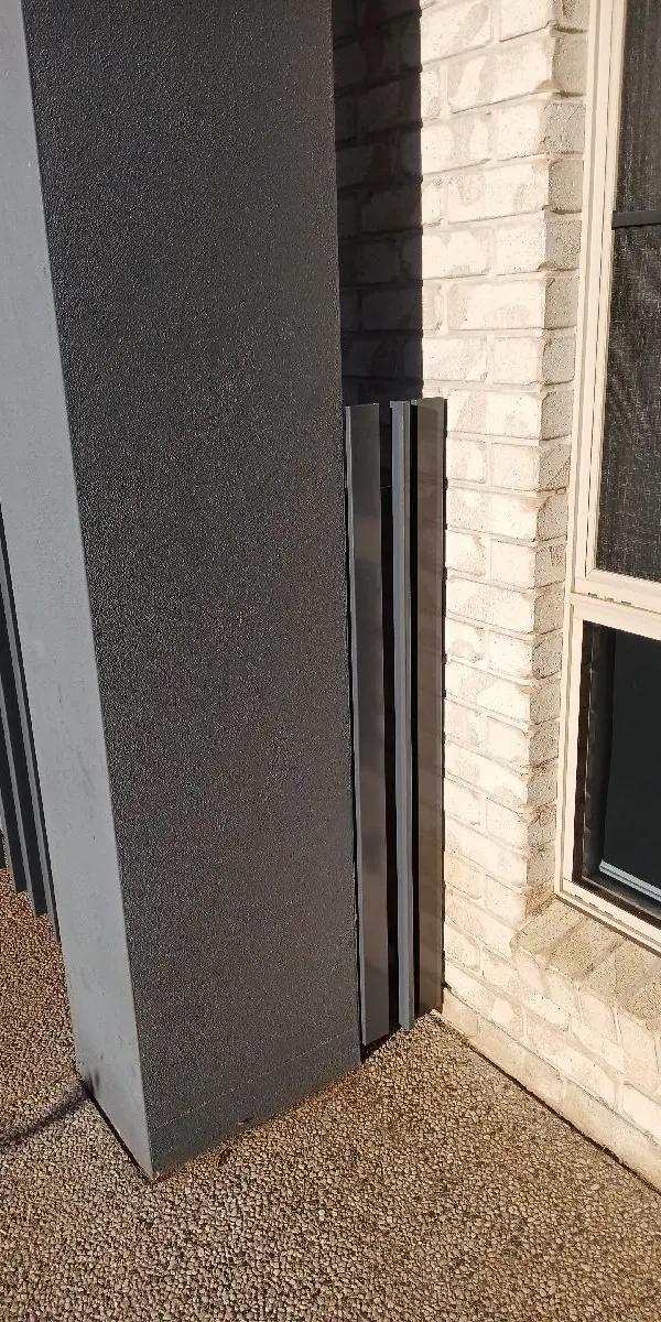 after Ironstone Powder-coated Steel Swing Gate – PA Gate + infill, Gatton