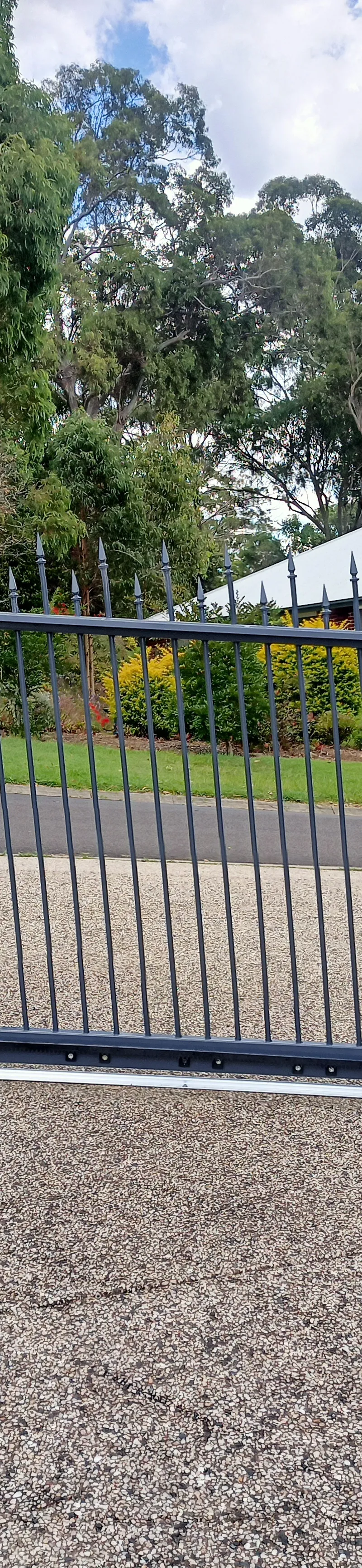 after Basalt Powder-coated Aluminium Sliding Gate – Aluminium Slider Spear, Preston