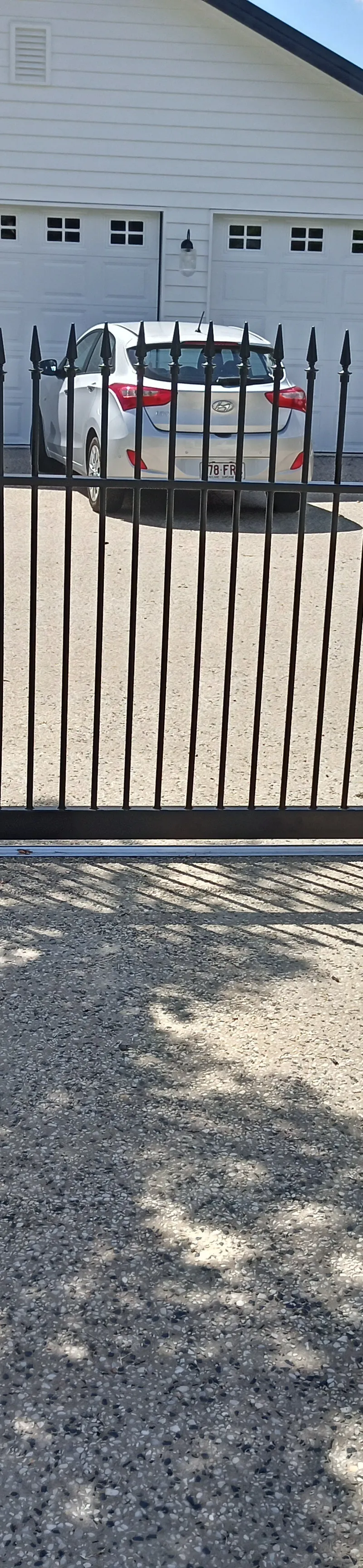 after Black Mannex Black Aluminium Sliding Gate – Gate & Fencing, Withcott