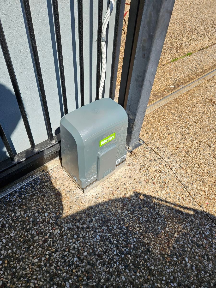 after Black Pipe-Galvanised Sliding Gate – New Gate, South Toowoomba