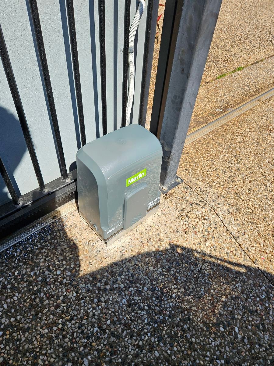after Black Pipe-Galvanised Sliding Gate – New Gate, South Toowoomba