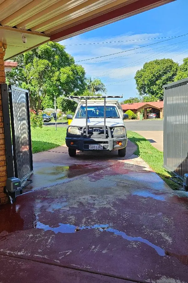 after Monument Powder-coated Aluminium Swing Gate – Gates, Centenary Heights