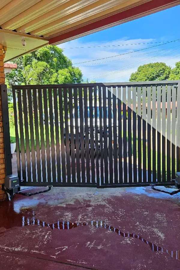 after Monument Powder-coated Aluminium Swing Gate – Gates, Centenary Heights