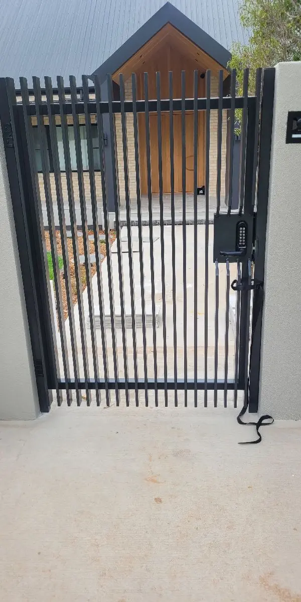 after Monument Powder-coated Steel Swing Gate – PA + Infills, Middle Ridge